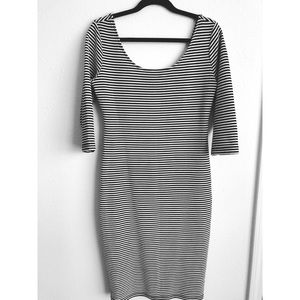 Black & White Stripped Dress
